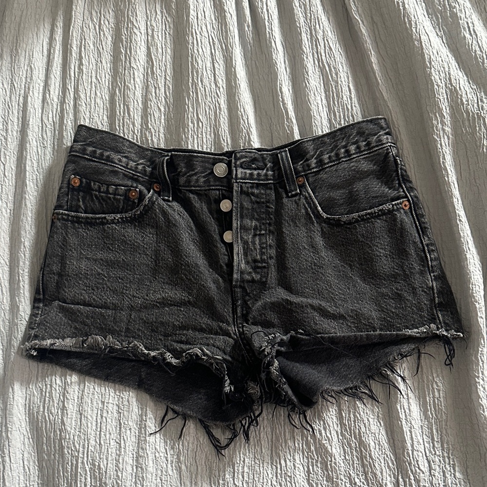 Levi's Black Denim Shorts